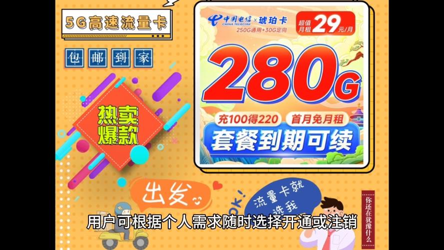 电信大流量卡包年费