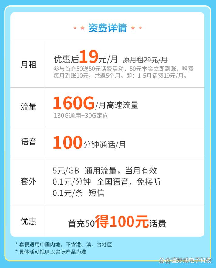 联通办理19元流量卡