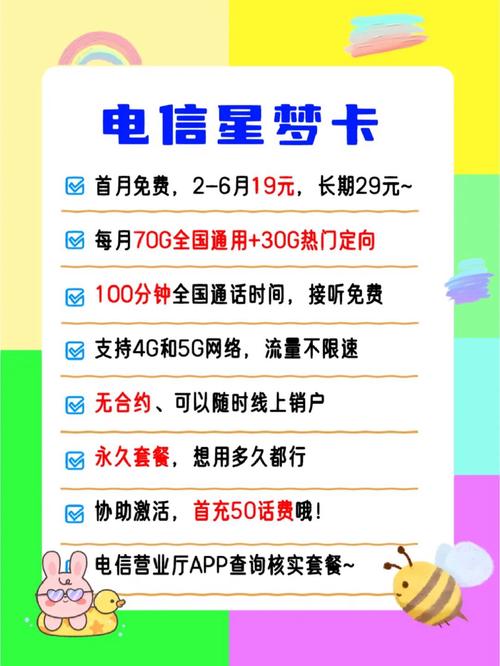 电信大流量卡包年费