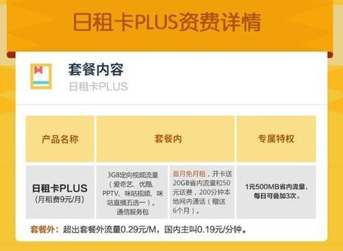 移动日租卡如何查看流量