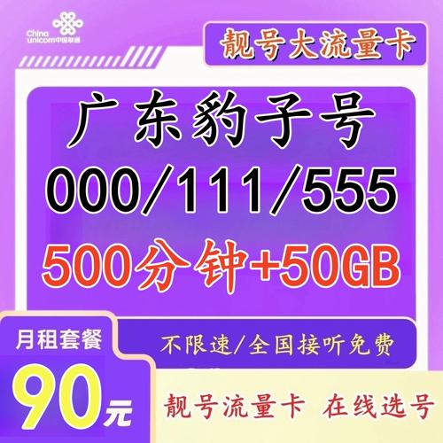 流量卡广东选号