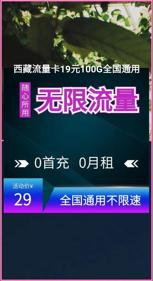 西藏家属卡流量