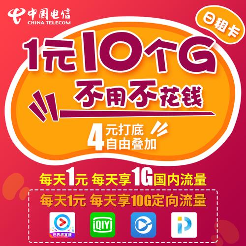 电信日租无限流量卡