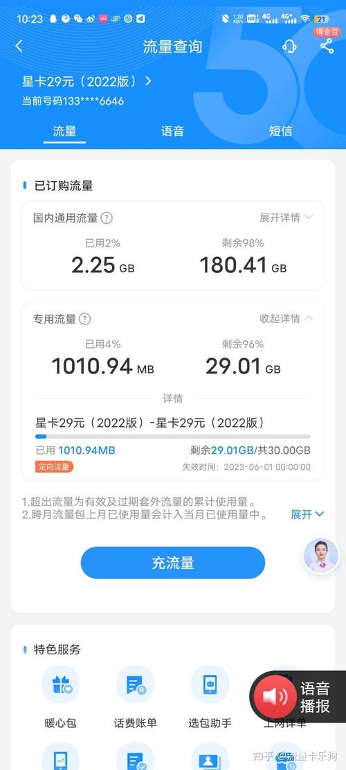 电信畅享卡如何查流量