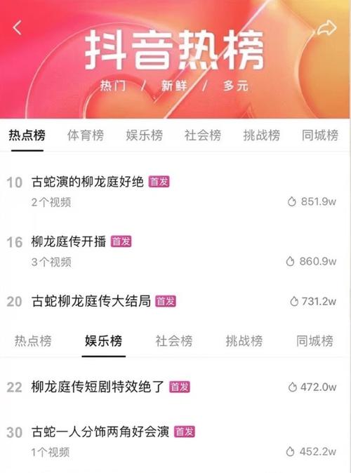 抖音什么时候推出热榜了