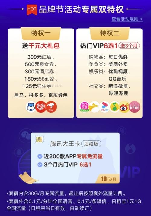 联通大王卡领流量活动