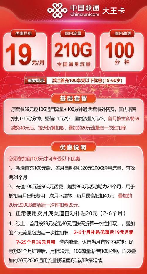 2022大王卡流量活动
