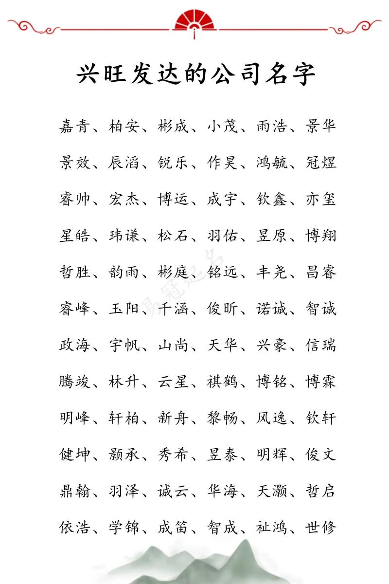 做抖音公司开什么名字好