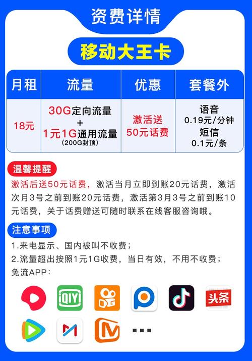 移动日租卡是全国流量