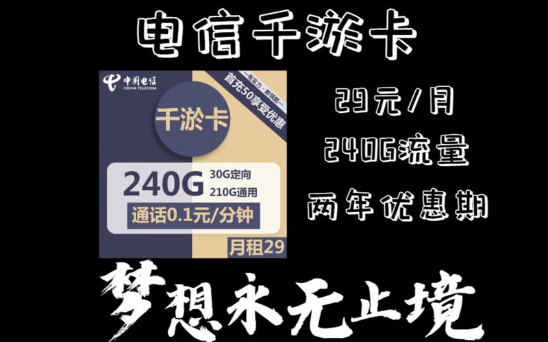 优惠流量电信卡