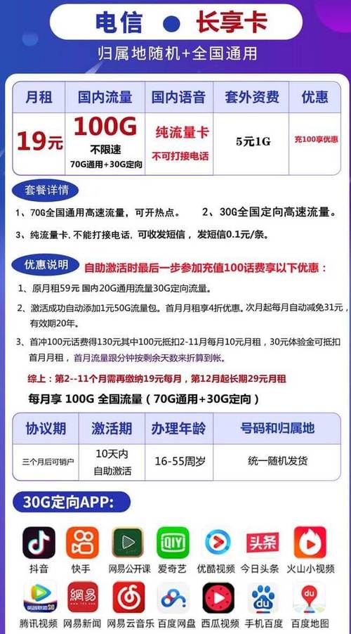 电信流量卡激活充值方法