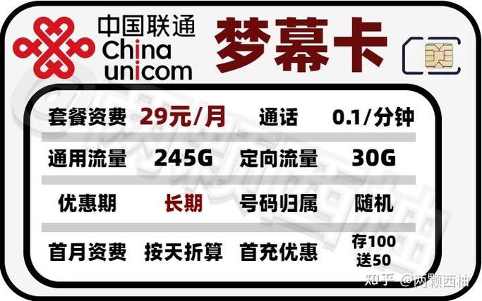 流量卡归纳大全