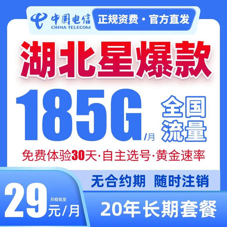 选号流量卡电信