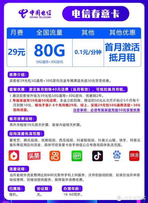 29元学生卡多少g流量