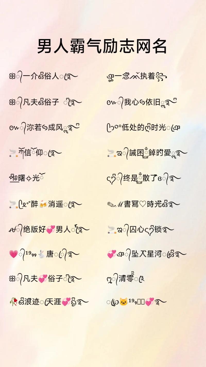 抖音起什么名字最洋气男
