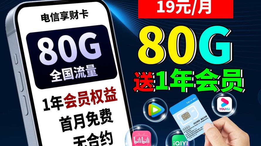 电信无月租无限流量卡