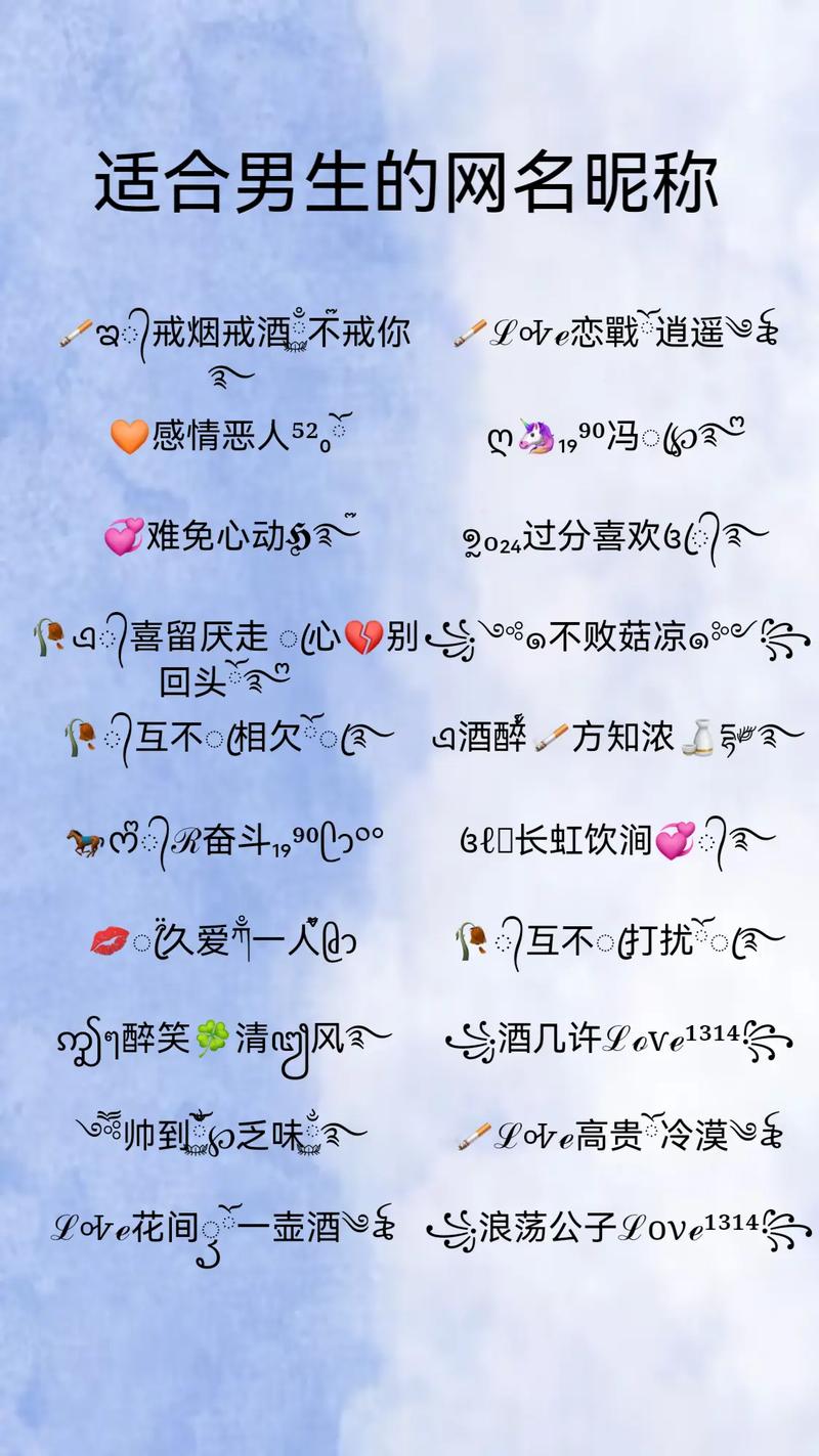 抖音男取个什么名字好呢
