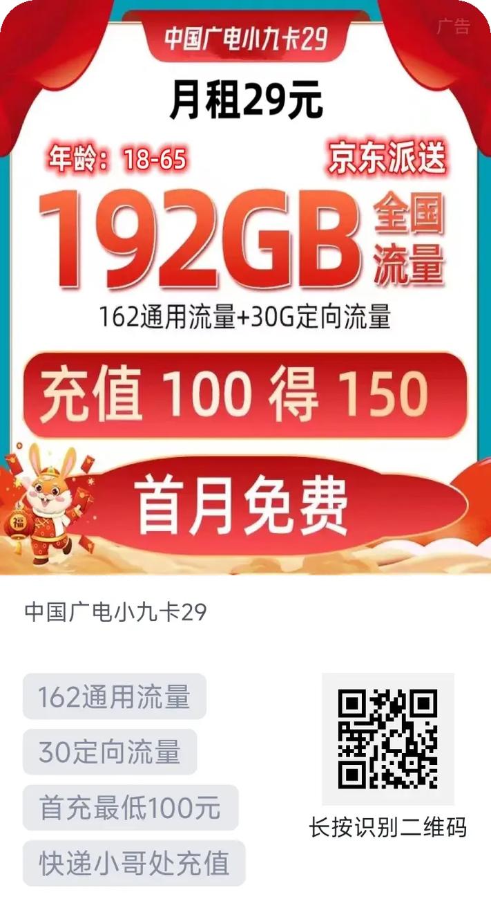 纯流量卡29