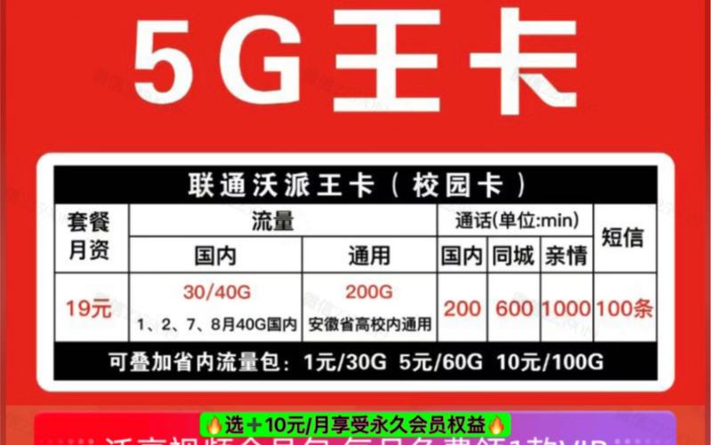 安徽大流量卡推荐电话