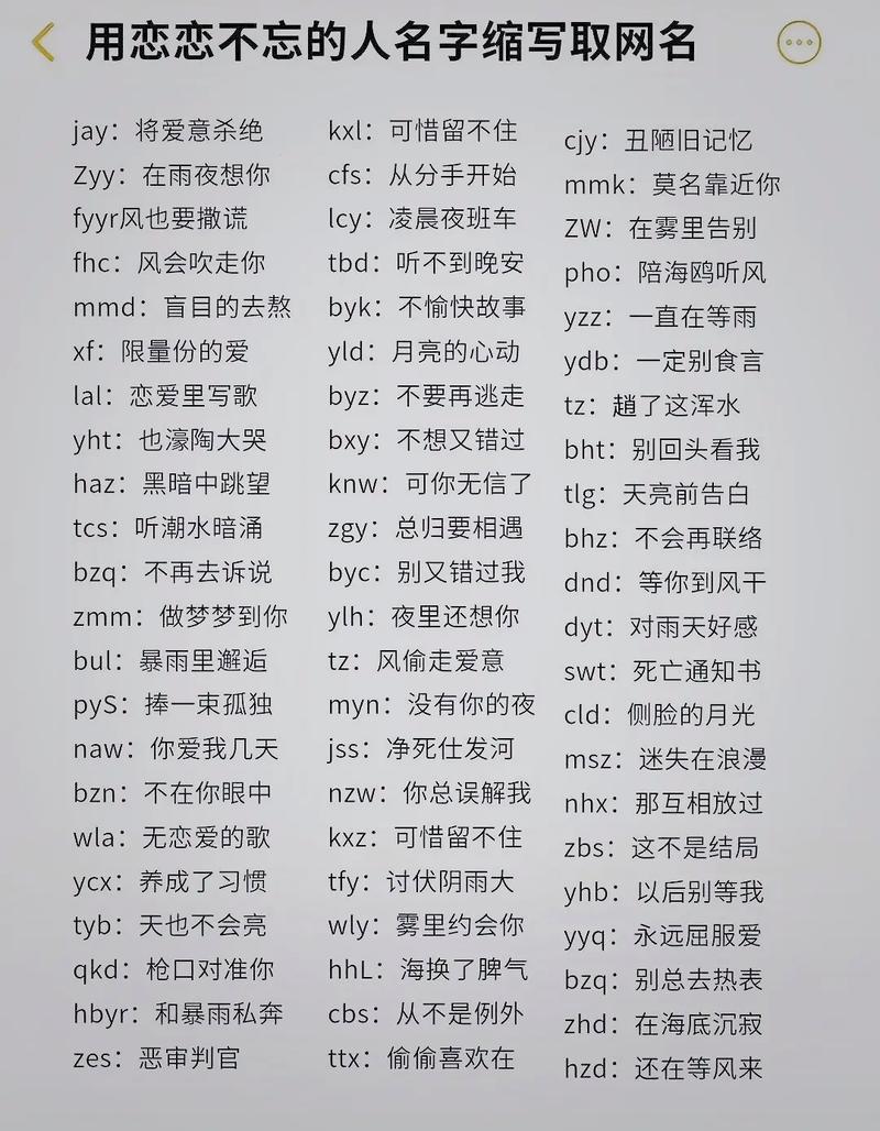 抖音取个什么样的网名