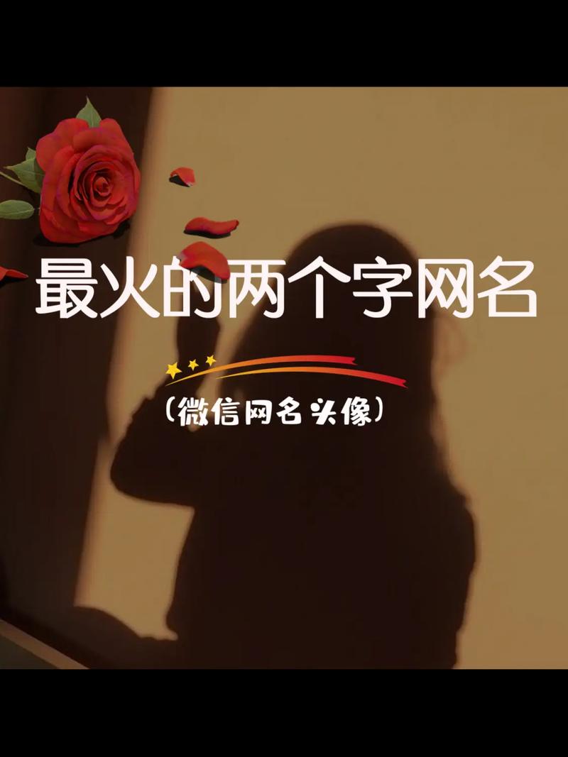 抖音什么名字两个字