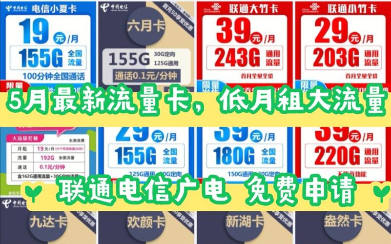 联通电信流量卡套餐查询