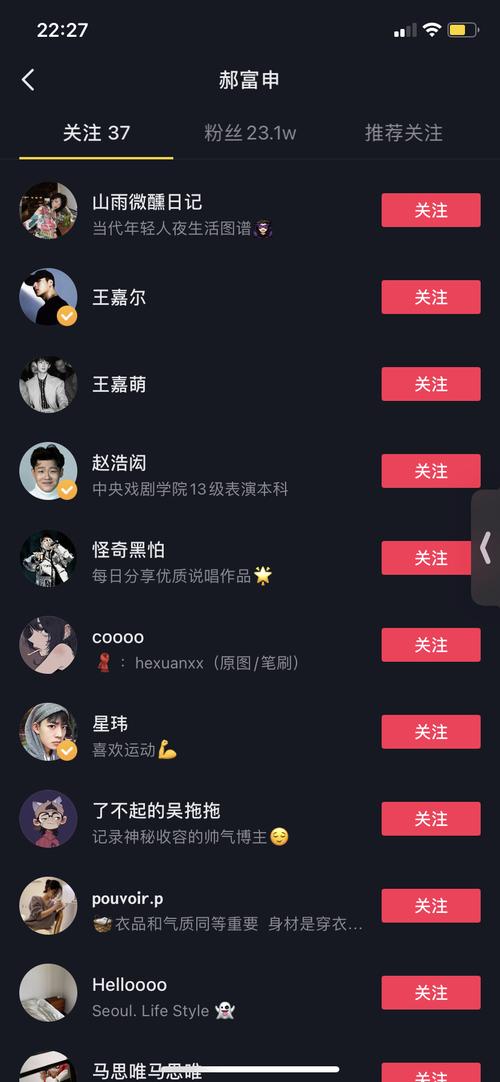 抖音的列表是什么意思呀
