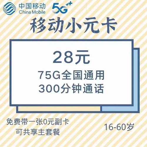 流量卡移动主副卡