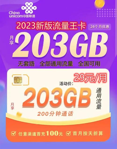 流量卡联通王卡集合