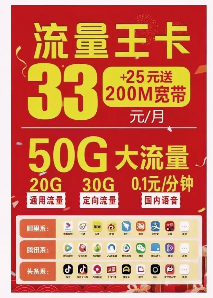 100流量卡营销