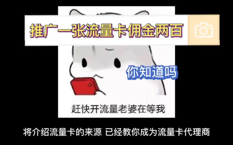 流量卡拿佣金