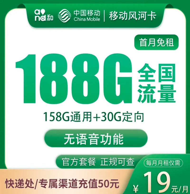 移动流量卡包年228元