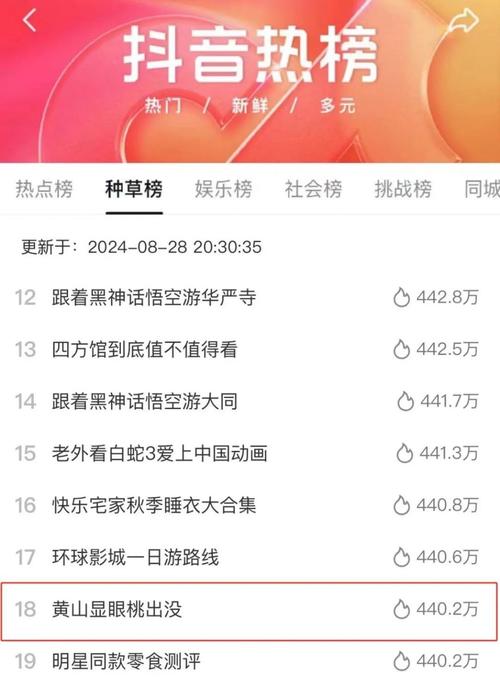 小视频抖音热榜是什么