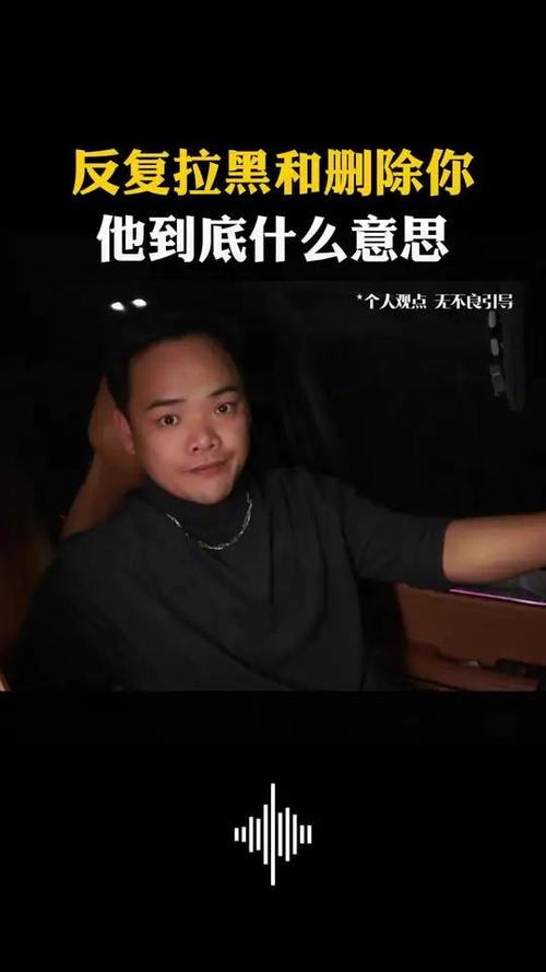 抖音反复拉黑什么意思啊