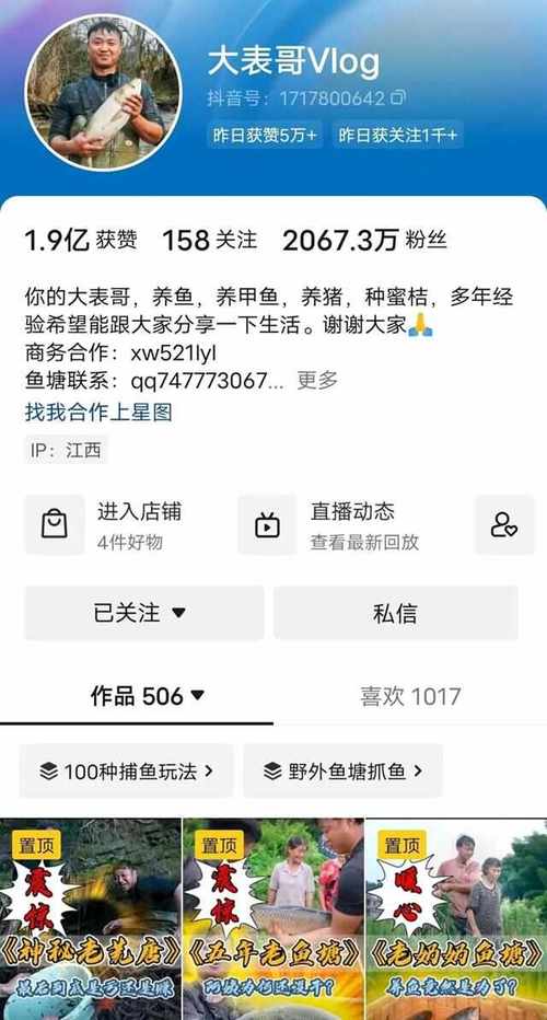 抖音中的几大主播是什么
