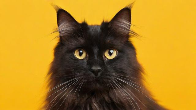 抖音上黑毛色的猫是什么