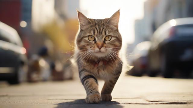 抖音走路带风的猫是什么