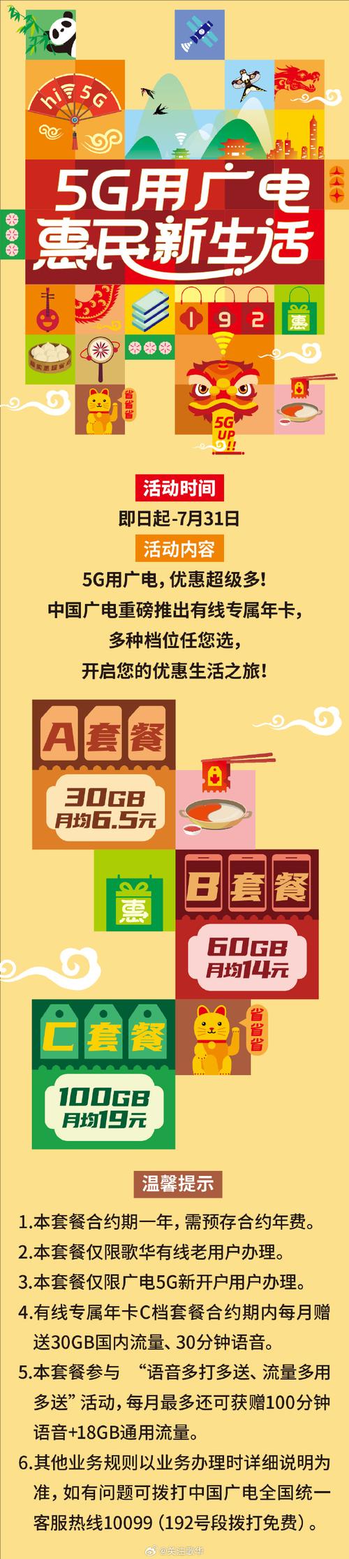 广电卡的套餐有哪些类型?