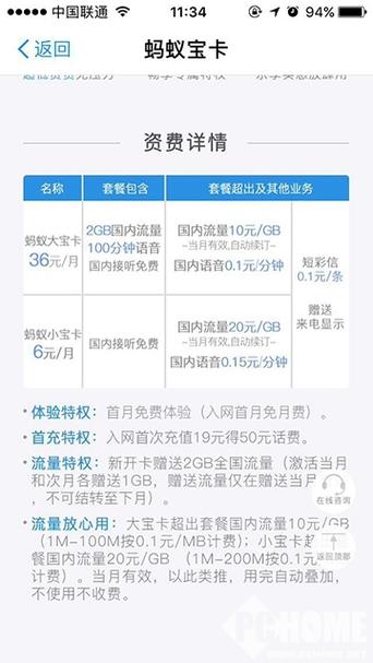 蚂蚁宝卡哪个套餐划算?