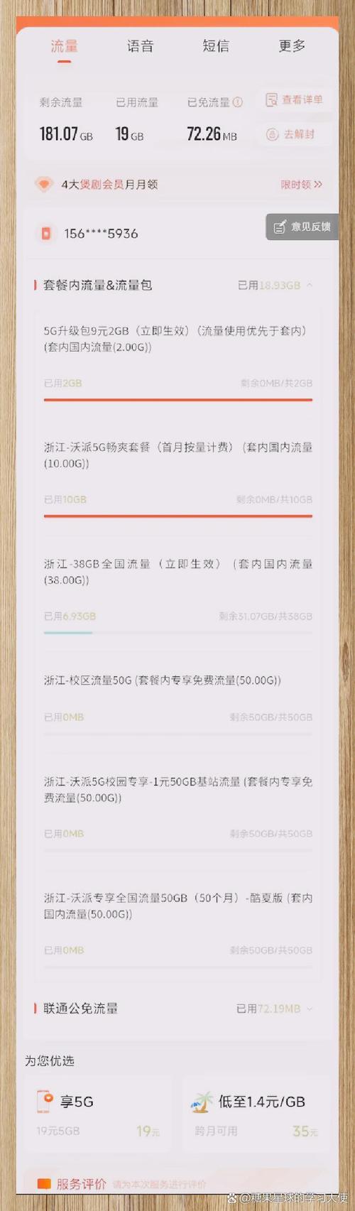 哪个套餐做副卡最好？