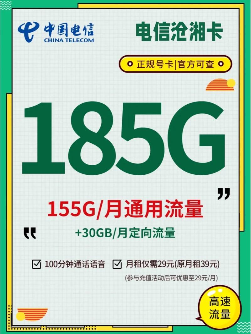 电信月租套餐推荐哪个卡?