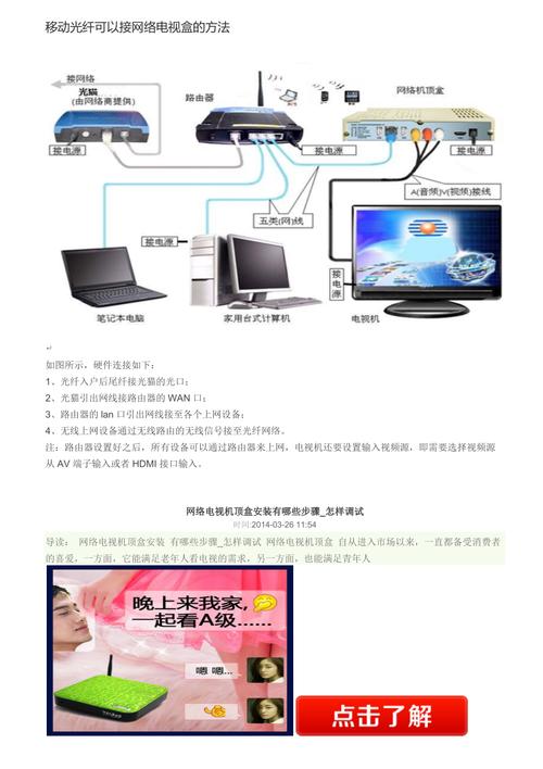 电视如何有线连接宽带？