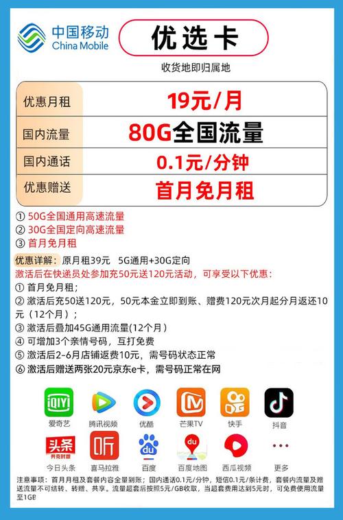 办移动卡套餐选哪个合适？