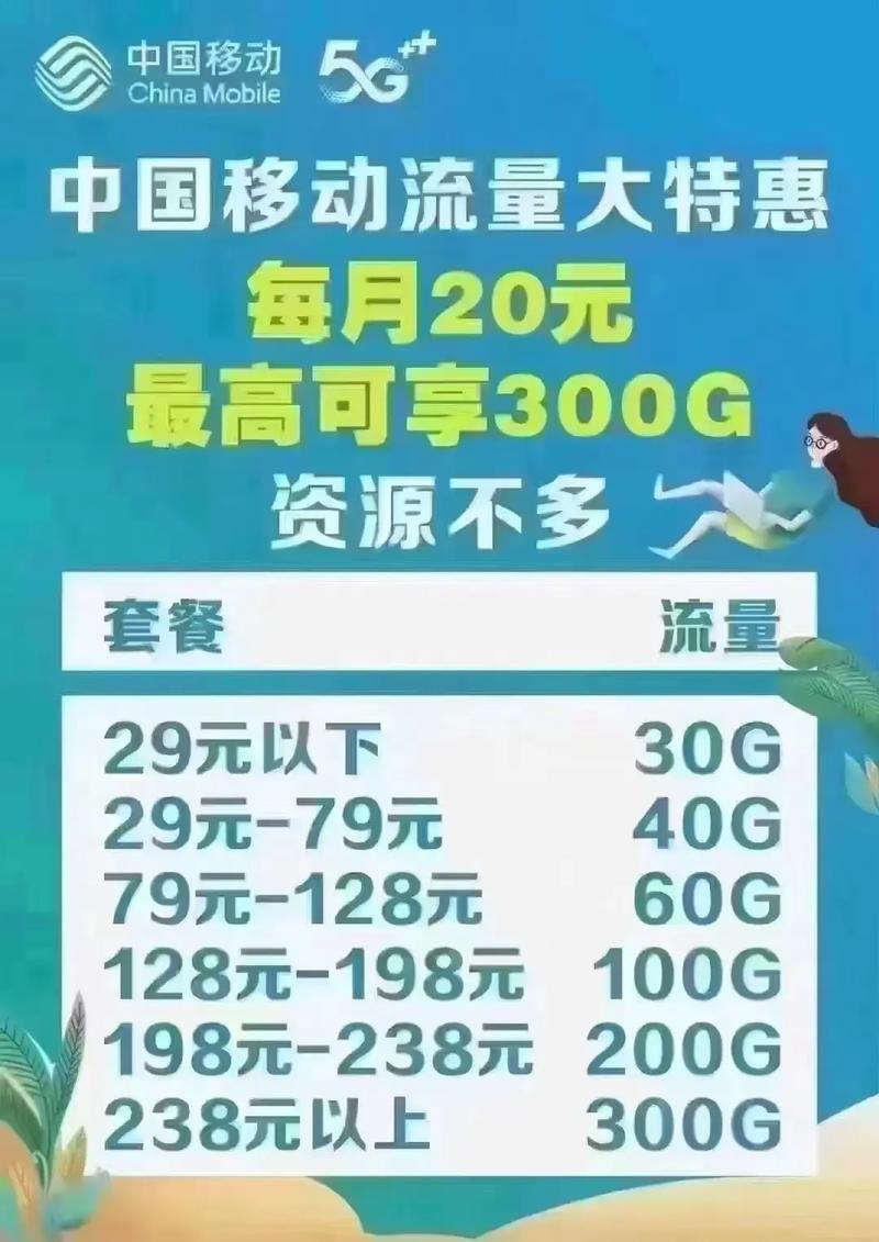 手机 每月流量是多少?