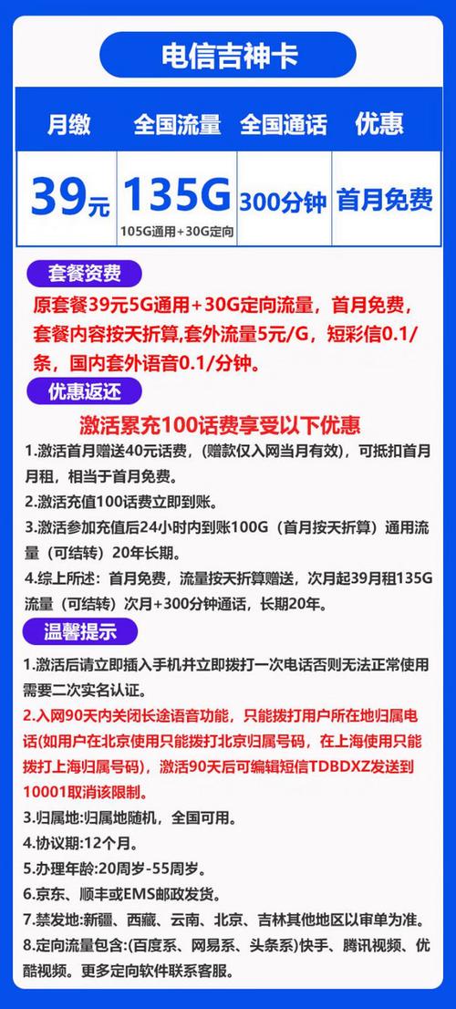 惠州电信卡套餐哪个好?
