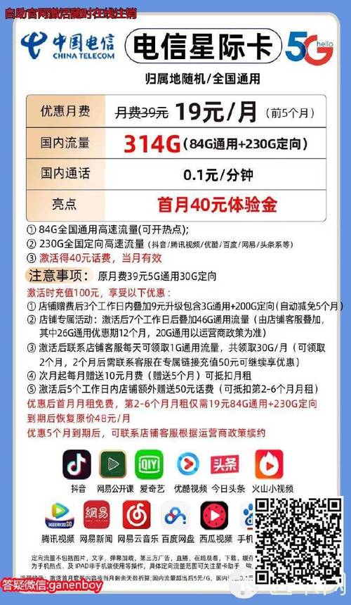 电信app开卡选哪个套餐?