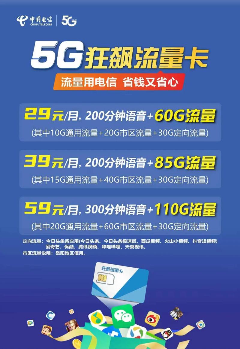 电信哪个套餐卡好用一点？