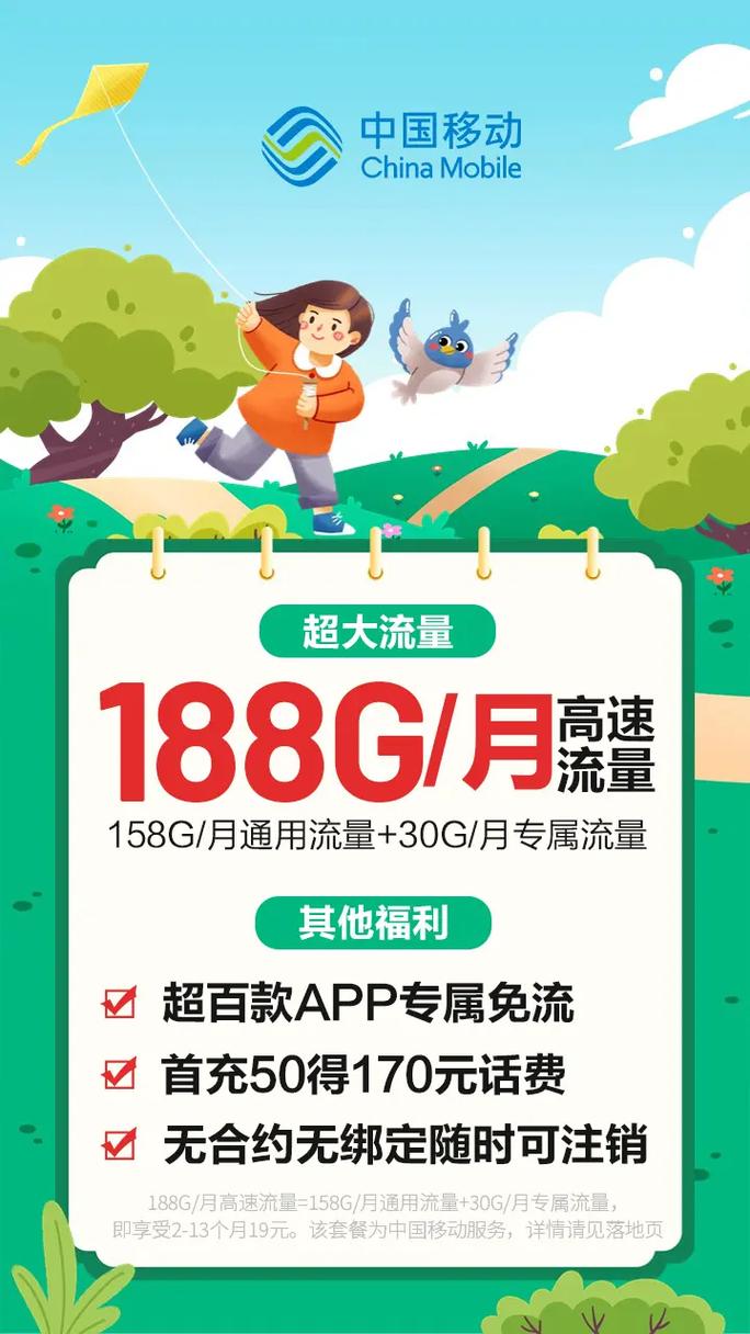 手机流量多少月租合算?