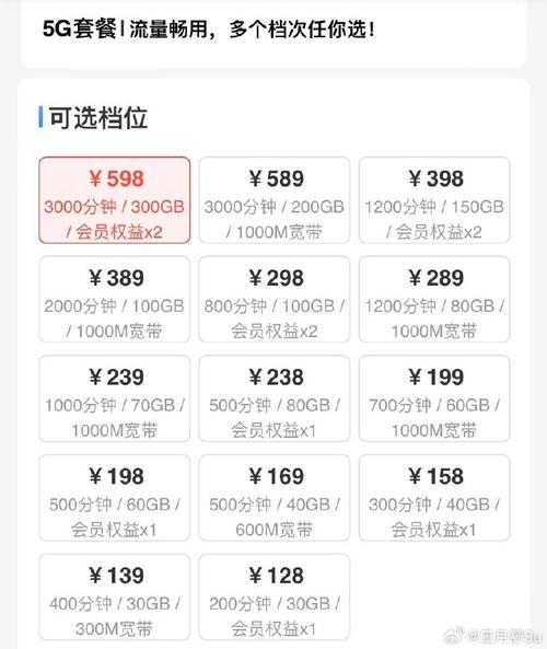 小米移动5g定制卡哪个套餐好?