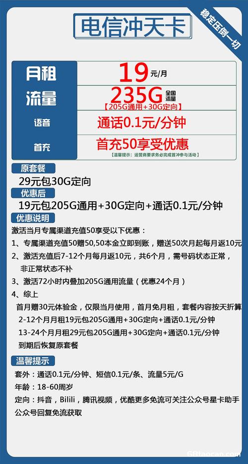 电信卡5g哪个套餐通用流量多?